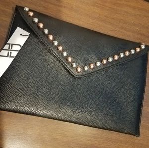 NEW Studded Black Clutch